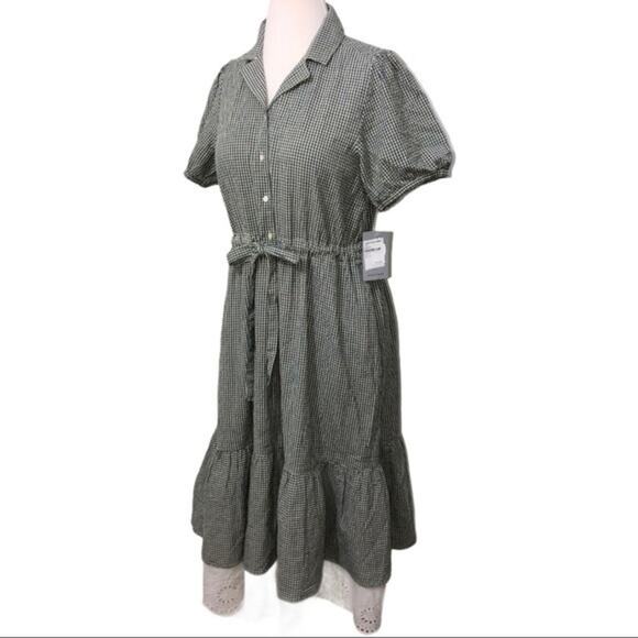 French Connection Jacqueline Gingham Dress 4 NWT - Picture 6 of 10